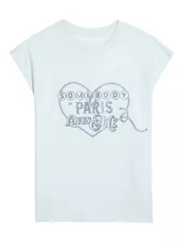 Футболка Zadig&Voltaire Cloe, синий