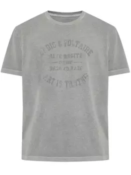 Футболка Zadig&Voltaire с логотипом, серый