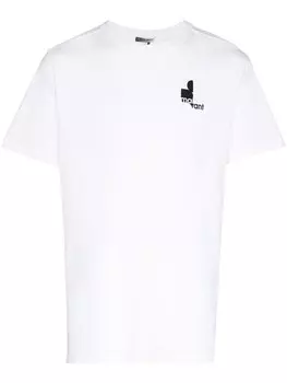 Футболка Zafferh с логотипом MARANT, белый