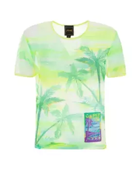 Футболка закат F**K, мультиколор