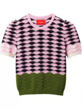 Футболка «Закат» La DoubleJ, розовый