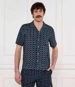 Футболка залива Regular fit Moose Knuckles, синий