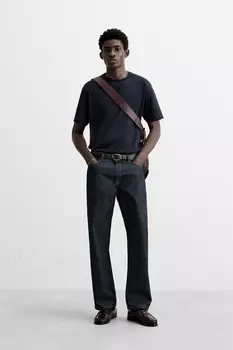 Футболка ZARA, антрацитово-серый
