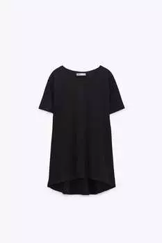 Футболка Zara Basic, чёрный