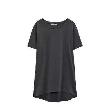 Футболка Zara Basic, темно-серый