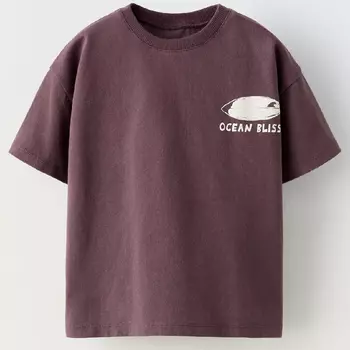 Футболка Zara Big Olita Surf Board, темно-фиолетовый