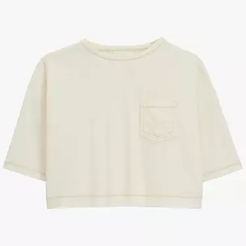 Футболка Zara BSC 12, желтовато-белый