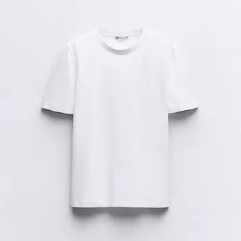 Футболка Zara Heavy Cotton, белый