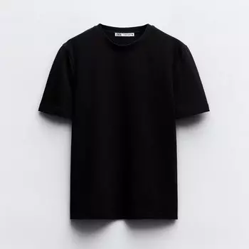 Футболка Zara Heavy Cotton, черный