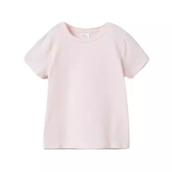 Футболка Zara Kids Basic, светло-розовый