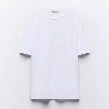Футболка Zara Lyocell, белый