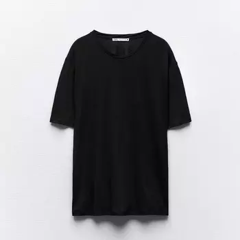 Футболка Zara Lyocell, черный