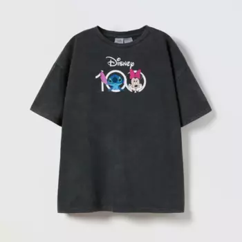 Футболка Zara Mickey Mouse And Friends Disney, серый