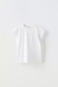 Футболка Zara Plain, белый