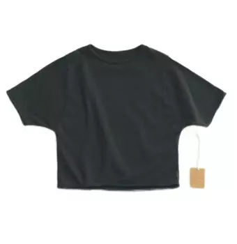 Футболка Zara Timelesz Garment-dye Linen Blend, черный