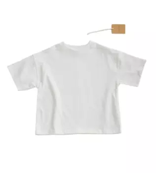 Футболка Zara Timelesz Low Shoulder Seam Cotton, белый