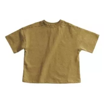 Футболка Zara Timelesz Low Shoulder Seam Cotton, зеленый