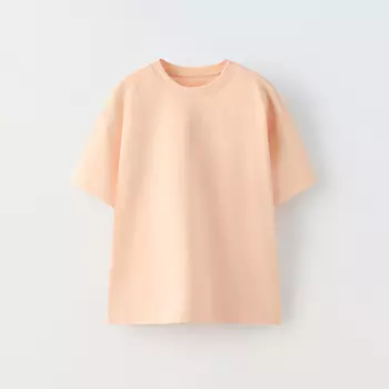 Футболка Zara True Neutrals Plain, коралловый