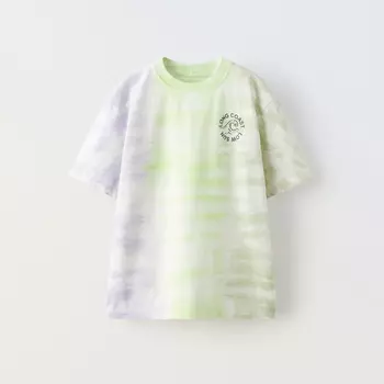 Футболка Zara Wave Dip-dye, мультиколор