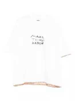 Футболка «Заставь вещи случиться» Bonsai, белый