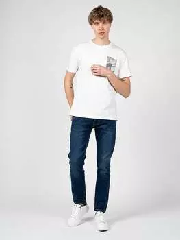 Футболка застенчивых мужчин Pepe Jeans, белый