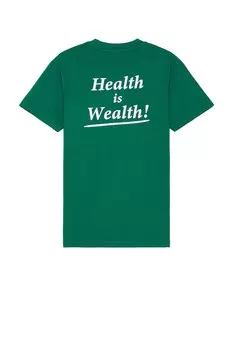 Футболка «Здоровье — это богатство» Sporty & Rich, цвет Alpine