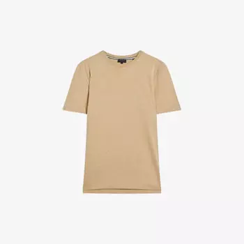 Футболка Zeppel стандартного кроя из смеси хлопка и кашемира Ted Baker, оранжевый