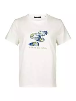 Футболка Zero , цвет patch creamgreen