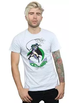 Футболка «Женщина-кошка» DC Comics, серый