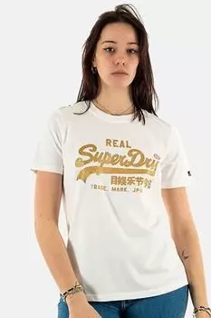 Футболка Женщины/Девочки SUPERDRY, бежевый