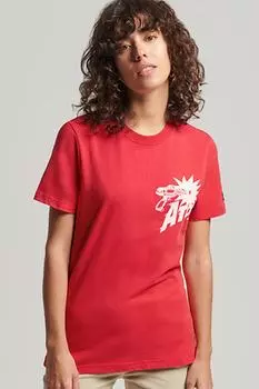 Футболка Женщины/Девочки SUPERDRY, красный