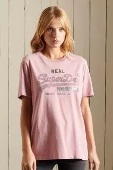 Футболка Женщины/Девочки SUPERDRY, розовый