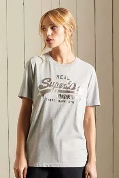 Футболка Женщины/Девочки SUPERDRY, серый