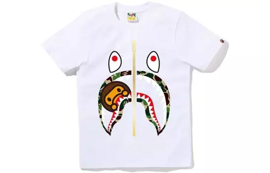 Футболка женская A BATHING APE, черный/зеленый