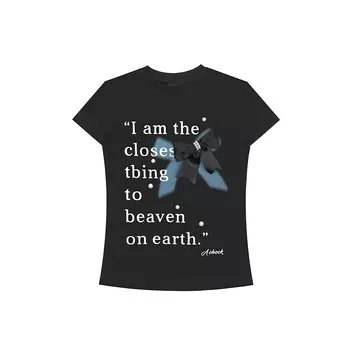 Футболка женская A Chock, черный