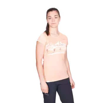 Футболка женская Across The Glacier Wm Short Trangoworld, цвет Salmn