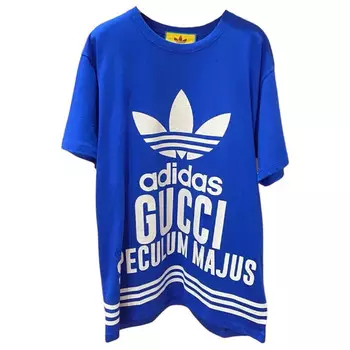 Футболка женская Adidas X Gucci, темно-синий