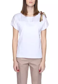 Футболка женская ALVIERO MARTINI 1a CLASSE с бантом, белый