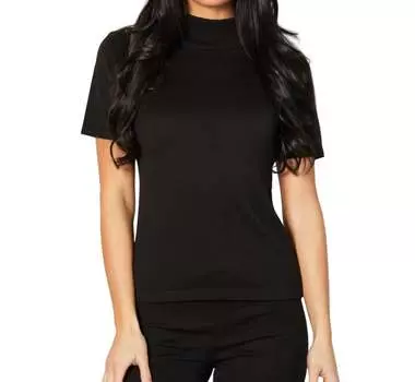 Футболка женская Angel Apparel, черный