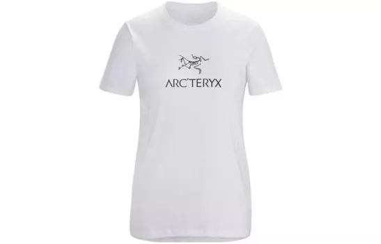 Футболка женская Arcteryx с логотипом, серый