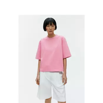 Футболка женская Arket короткая, розовый