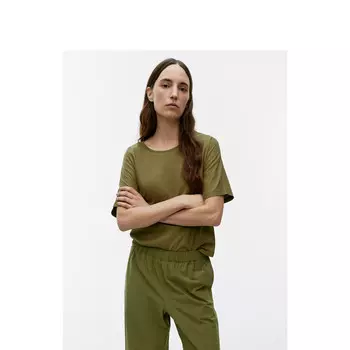 Футболка женская Arket с короткими рукавами, хаки