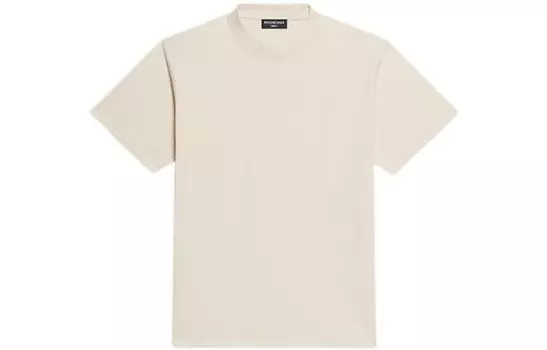 Футболка женская Balenciaga, бежево-белый