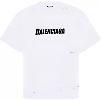 Футболка женская Balenciaga Caps, белый