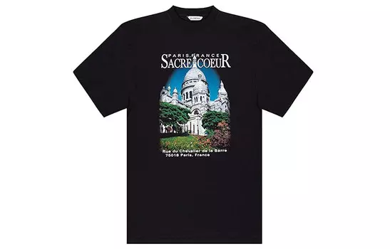 Футболка женская Balenciaga, черный