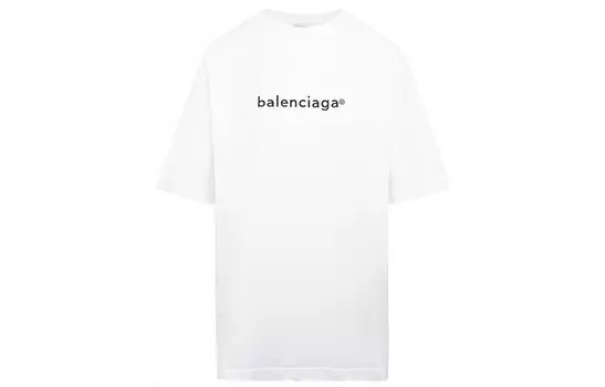 Футболка женская Balenciaga Copyright Logo, белый