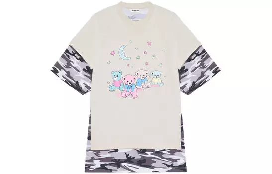 Футболка женская Balenciaga Double-Layer Love Bea, белый