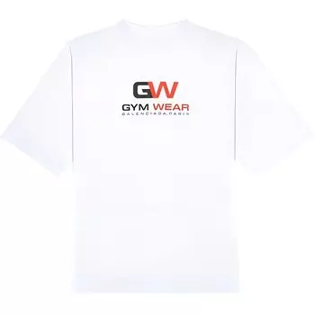 Футболка женская Balenciaga Gym, белый