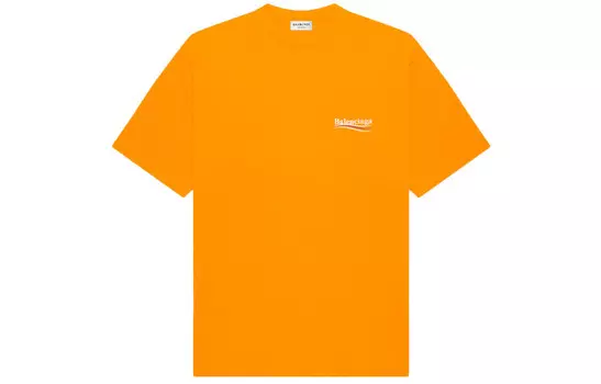 Футболка женская Balenciaga, оранжевый