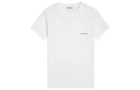 Футболка женская Balenciaga плотная, белый